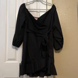Showpo black mini dress